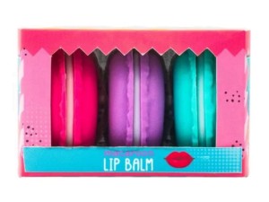 3-pack lippenbalsem Macarons